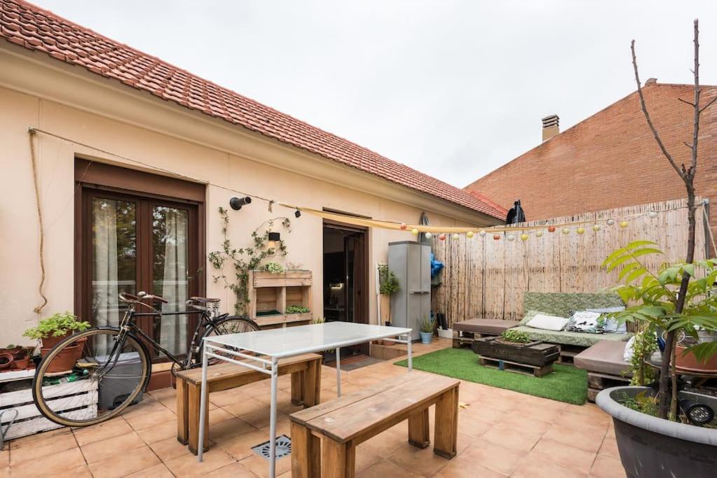 Ático con terraza y chimenea junto a Universidad Alcalá de Henares Exterior foto