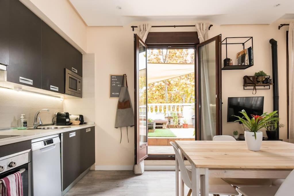 Ático con terraza y chimenea junto a Universidad Alcalá de Henares Exterior foto