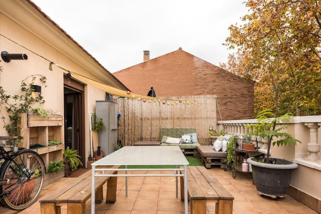 Ático con terraza y chimenea junto a Universidad Alcalá de Henares Exterior foto
