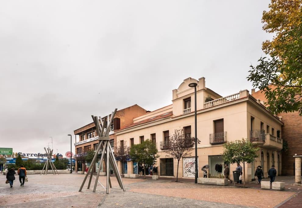 Ático con terraza y chimenea junto a Universidad Alcalá de Henares Exterior foto