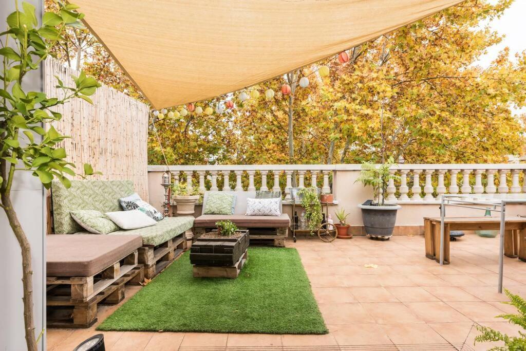 Ático con terraza y chimenea junto a Universidad Alcalá de Henares Exterior foto